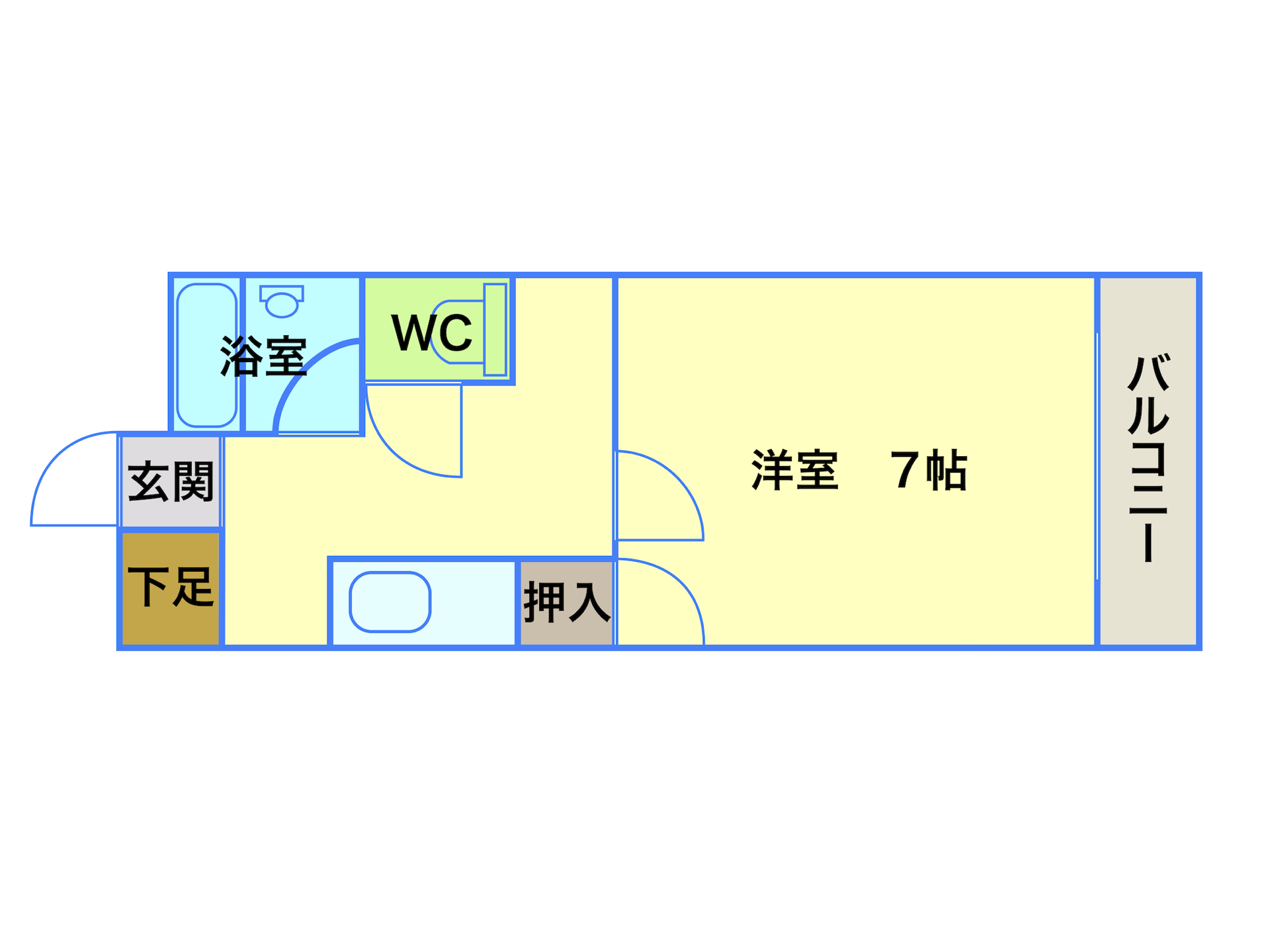 宇宿間取り