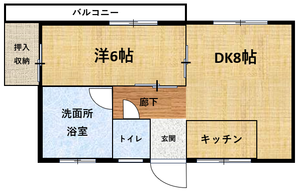 パプリカ宇宿間取図